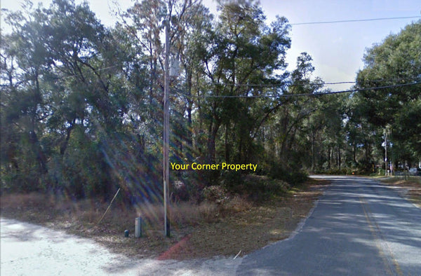 Great Investment! .23 Acre Corner Side by Side Lot at Citra