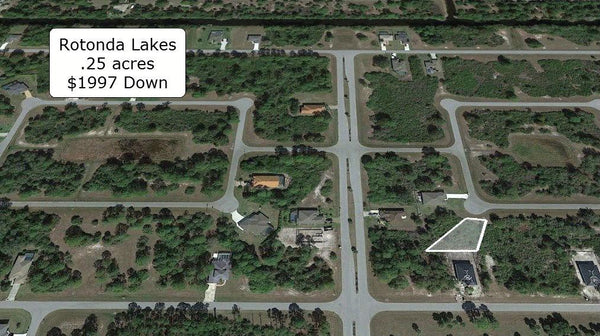 Exclusive .25 Acre Corner property on Paved Road near Myakka River