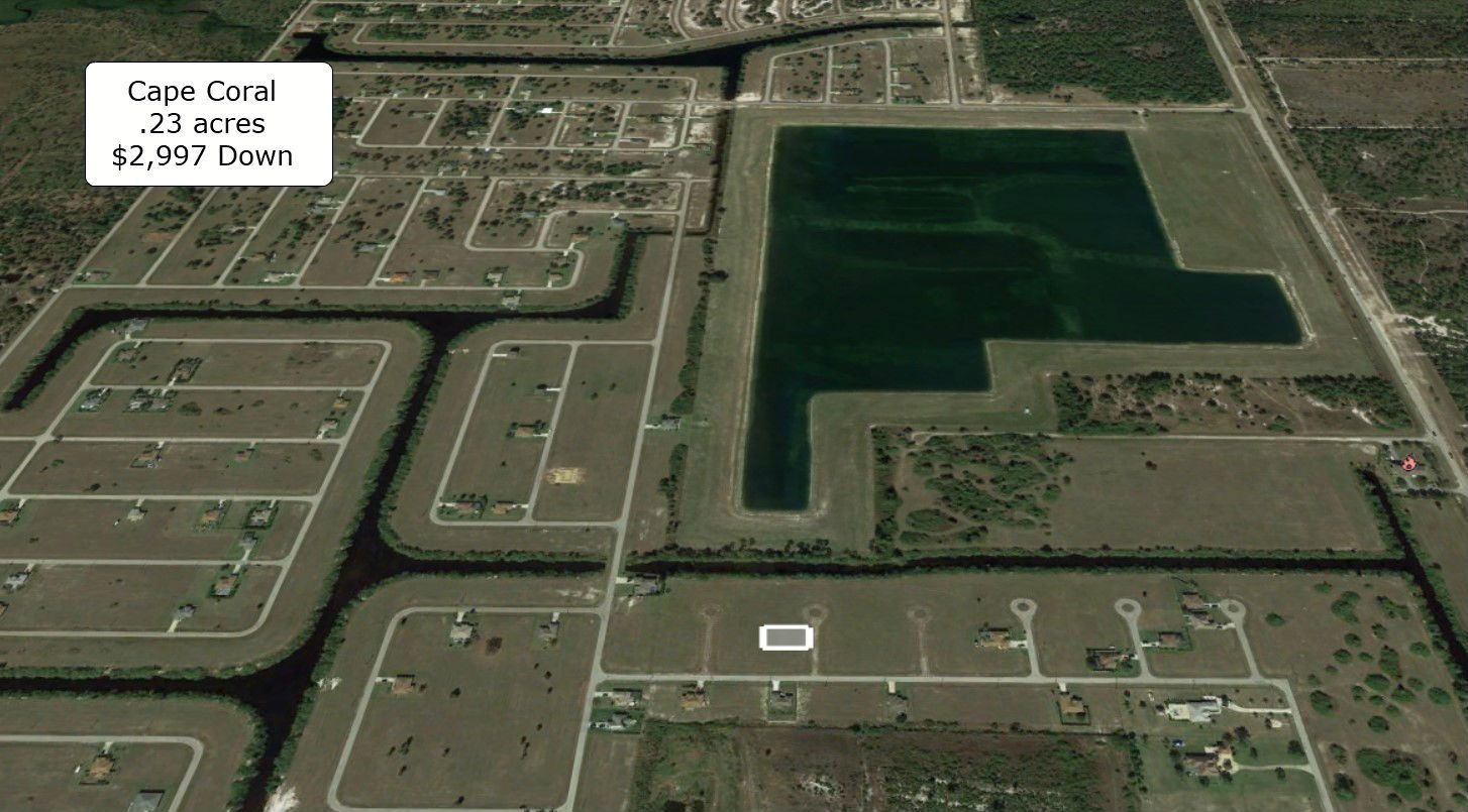 .23 Acre Cleared Lot in Cape Coral-Walking Distance to Tranquility Lake