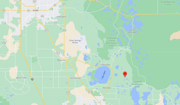 Waterfront .28 acre lot on Paved Road in Silver Springs Shores