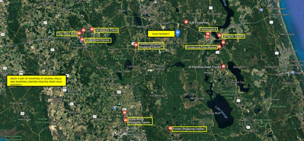 Invest or Build! .21 Acre Lightly Wooded Lot Minutes to Lake Grandin