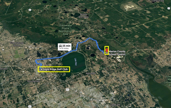 Waterfront .28 acre lot on Paved Road in Silver Springs Shores