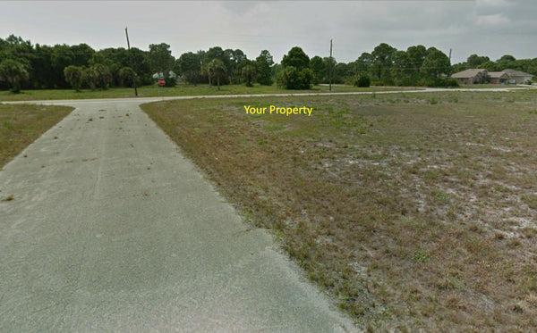 Exclusive .18 Acre Corner and Cleared Lot on Paved Road in Placida