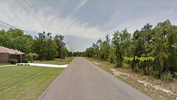 .28 acre lot on Paved Road in Sugarmill Woods-Owner Financing